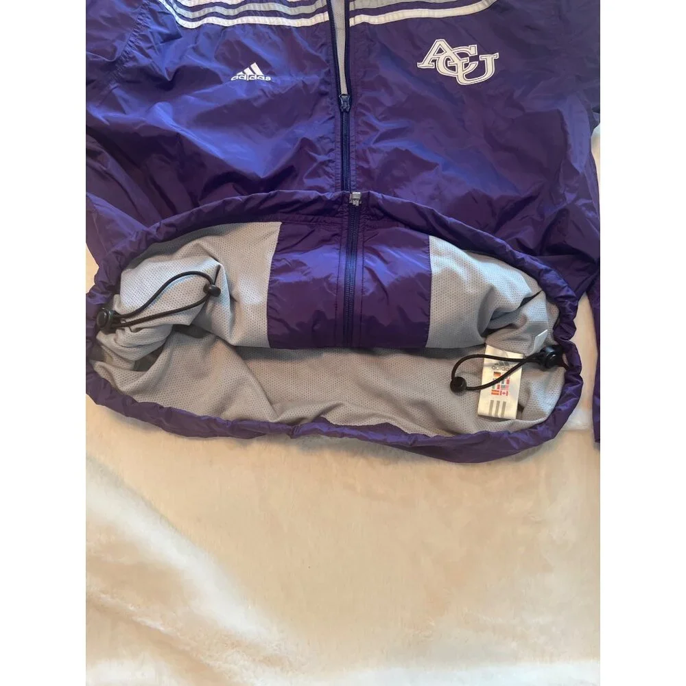 Vintage Adidas ACU Track & Field Purple Warm-Up‎ Suit Medium Jacket & Pants